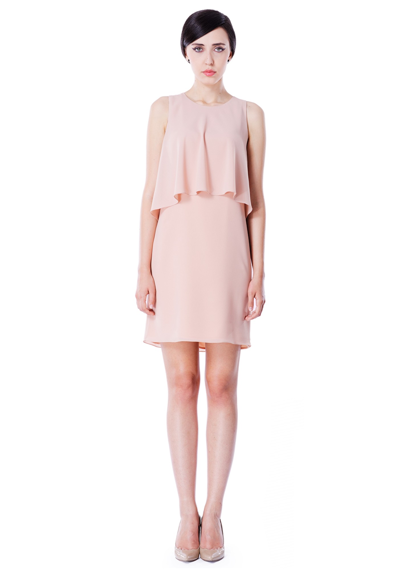 Rochie KVINNA Ruffle Bej